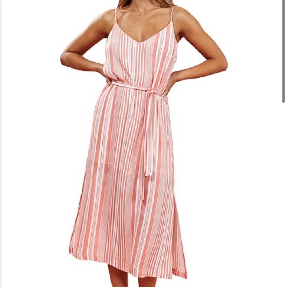 NWT Minkpink Oceanside stripe midi dress